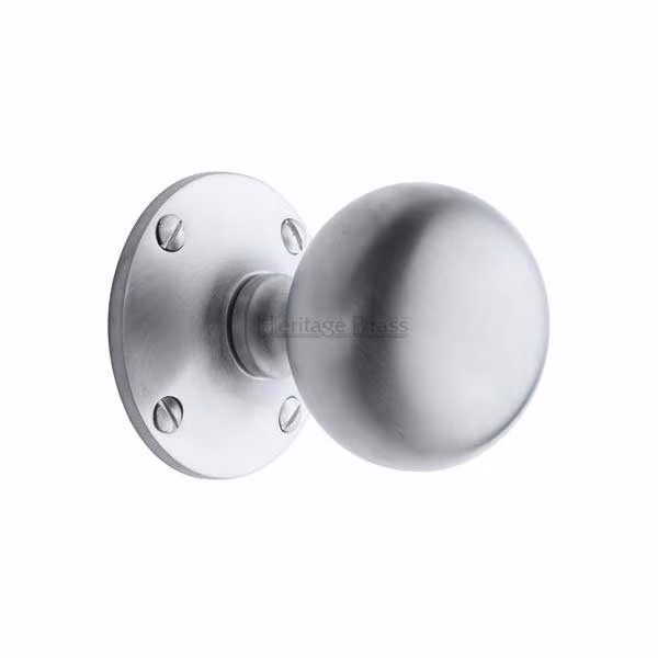 Westminster Door Knob on Rose