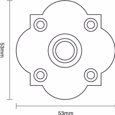 Quatrefoil Bell Push - Image 2