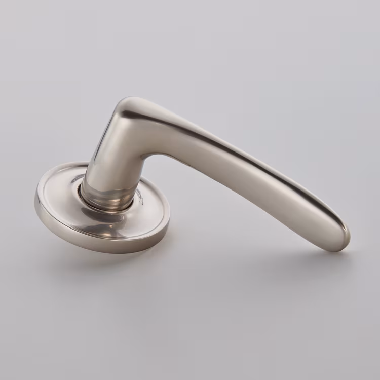 Oaken Lever on Plain Covered Rose, Unsprung