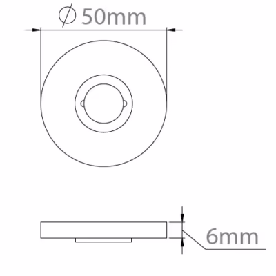 Reeded Round Rose - Image 2