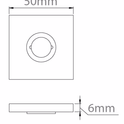 Pillow Square Rose - Image 2