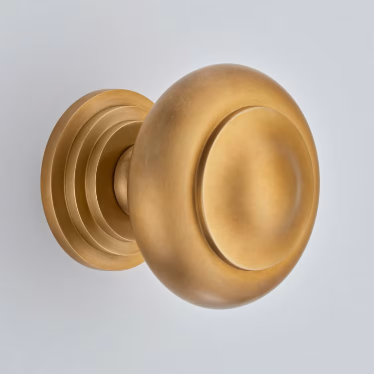 4" Round Centre Door Knob