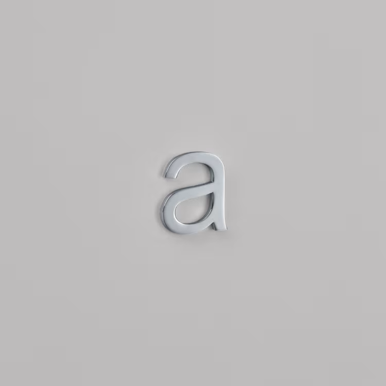 Arial Font Letters (Pin Fix)