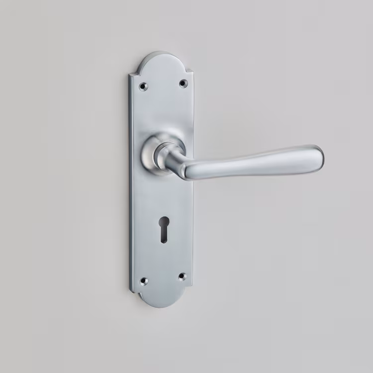 Elegance lever on Reeded Covered Rose, Unsprung