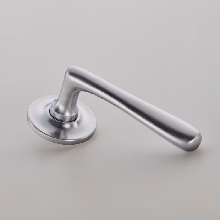 Elegance Lever on 57mm Plain Edge Covered Rose