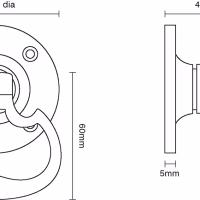 Plain Dutch Drop Rim Handle - Image 2