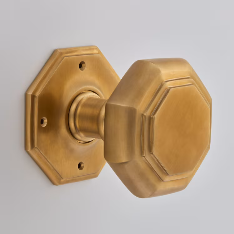 Large Flat Octagonal Knob