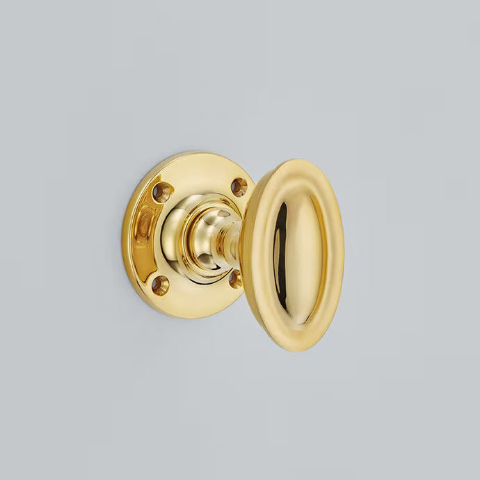 Raised Oval Mortice Knob