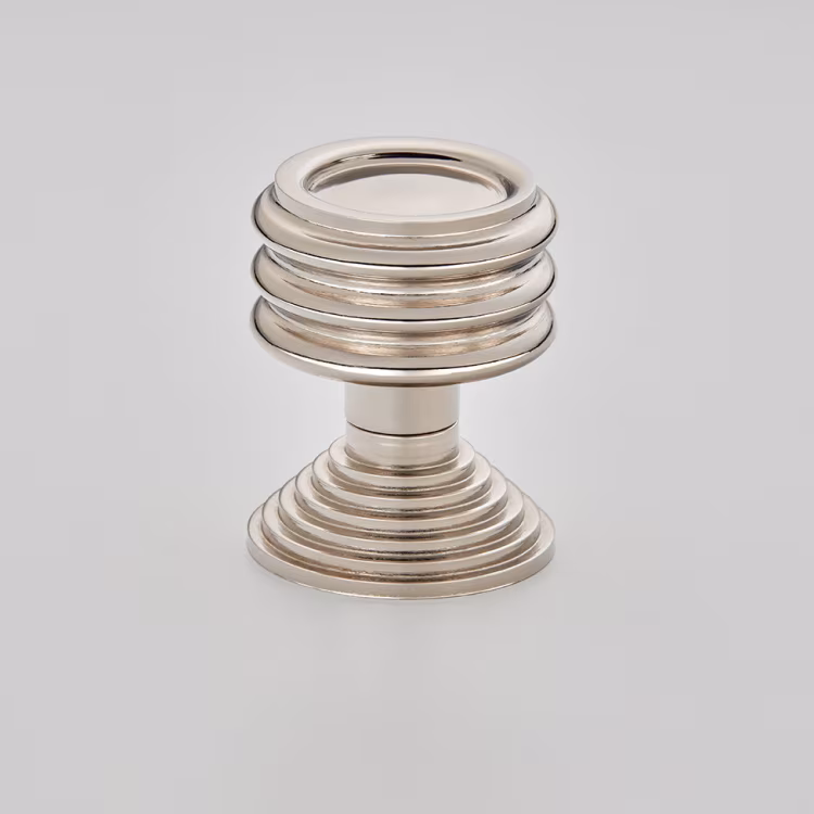 Rutland Cabinet Knob With Stepped Rose