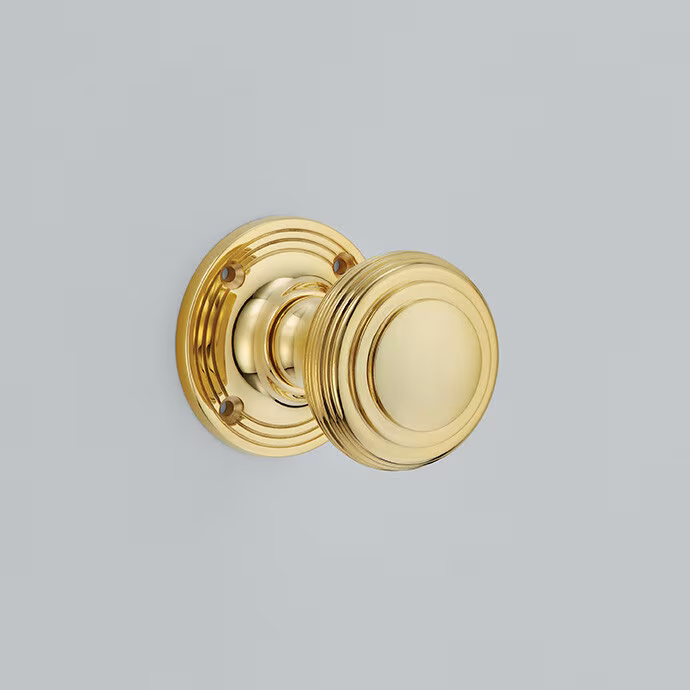 Stepped and Reeded Mortice Knob