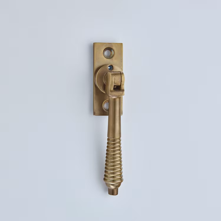 Lockable Window Espagnolette Handle – Reeded