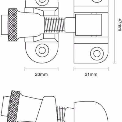 Lockable Brighton Fastener - Image 2