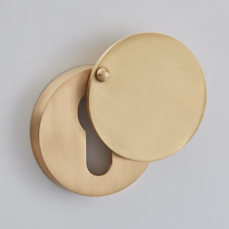 Round Euro Profile Escutcheon – Covered
