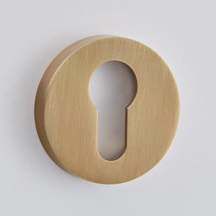 Round Euro Profile Escutcheon – Uncovered