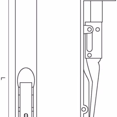 Lever Action Flush Bolt 18" - Image 2