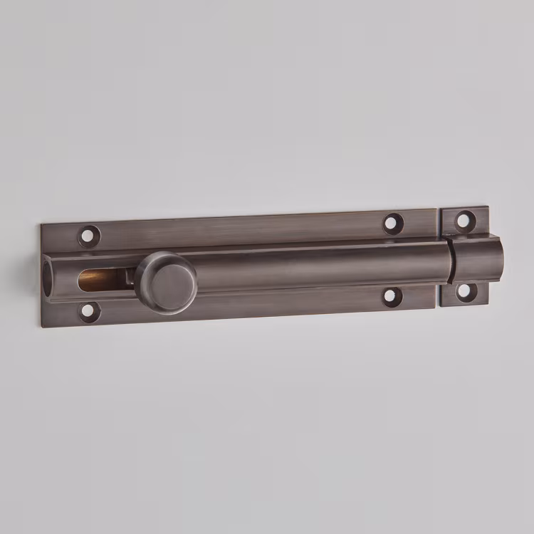 Lockable Knob Slide Action Bolt 12"