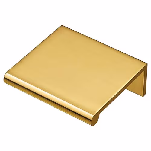 Simonswerk Edge Pull: Round Flat Design with Angle Return - 75mm