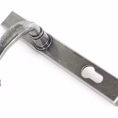 Pewter Cottage Slimline Lever Espag. Lock Set - Image 4
