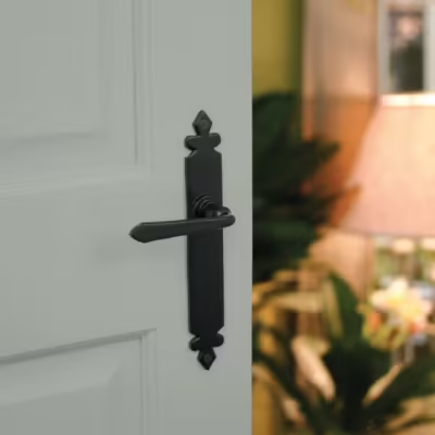 Black Cromwell Lever Latch Set - Image 3