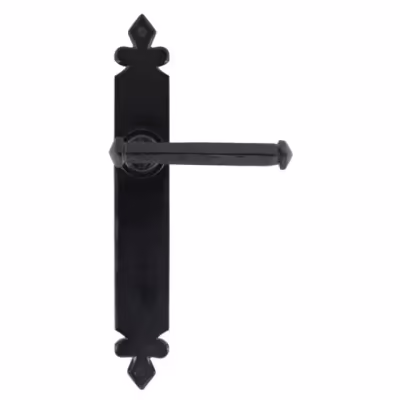 Black Tudor Lever Latch Set - Image 1