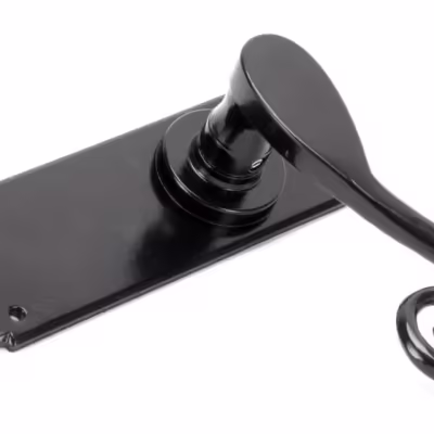 Black Monkeytail Lever Latch Set - Image 3