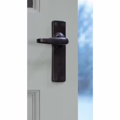 Black Smooth Lever Latch Set - Image 4