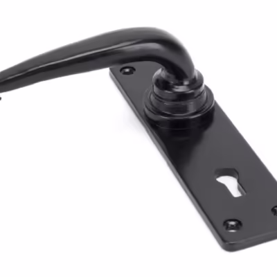 Black Smooth Lever Lock Set - Image 3