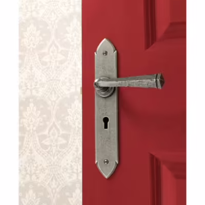 Pewter Gothic Lever Lock Set - Image 3