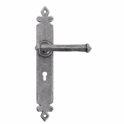 Pewter Tudor Lever Lock Set