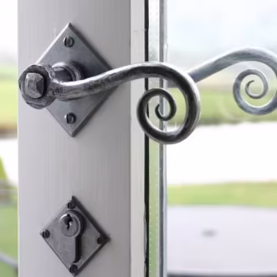 Pewter Monkeytail Lever Lock Set - Image 6
