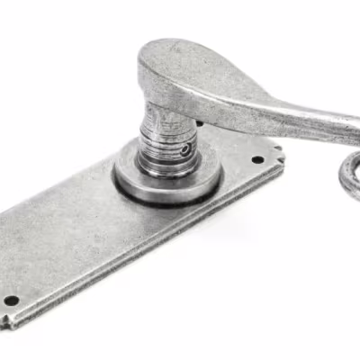 Pewter Monkeytail Lever Latch Set - Image 3