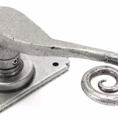 Pewter Monkeytail Lever Latch Set - Image 6