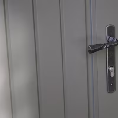 Pewter Narrow Lever Espag. Lock Set - Image 4