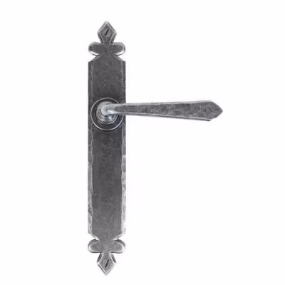 Pewter Cromwell Lever Latch Set