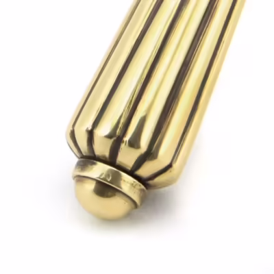 Aged Brass Hinton Lever Euro Lock Set - Image 4