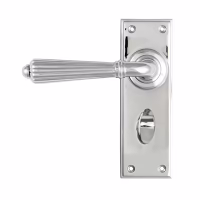 Polished Chrome Hinton Lever Bathroom Set