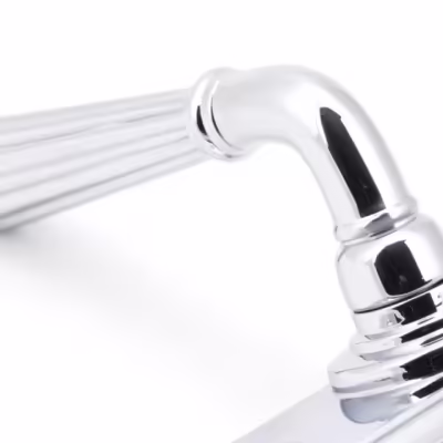 Polished Chrome Hinton Lever Euro Lock Set - Image 5