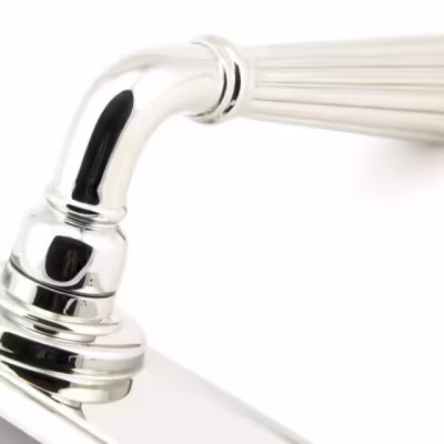 Polished Nickel Hinton Lever Lock Set - Image 4
