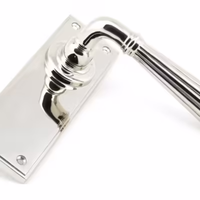 Polished Nickel Hinton Lever Latch Set - Image 3