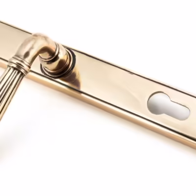 Polished Bronze Hinton Slimline Lever Espag. Lock Set - Image 3