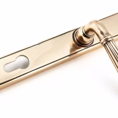Polished Bronze Hinton Slimline Lever Espag. Lock Set - Image 4