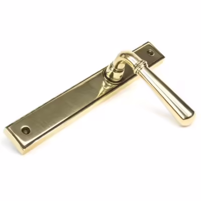 Aged Brass Newbury Slimline Lever Latch Set - Image 3