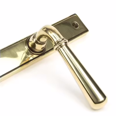 Aged Brass Newbury Slimline Lever Latch Set - Image 5