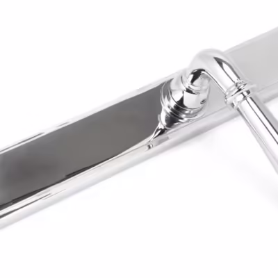 Polished Chrome Newbury Slimline Lever Latch Set - Image 4
