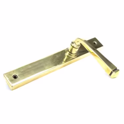 Aged Brass Avon Slimline Lever Latch Set - Image 3