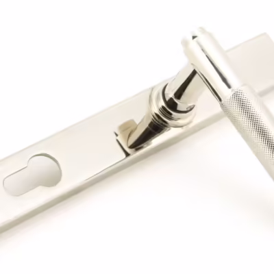 Polished Nickel Brompton Slimline Lever Espag. Lock Set - Image 4
