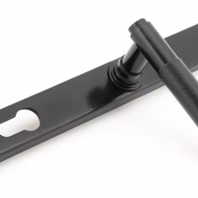Black Brompton Slimline Lever Espag. Lock Set - Image 4