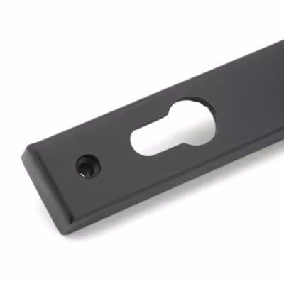 Matt Black Brompton Slimline Lever Espag. Lock Set - Image 6