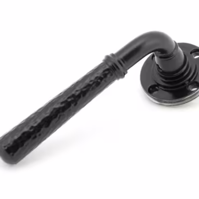 Black Hammered Newbury Lever on Rose Set (Plain) - Image 3