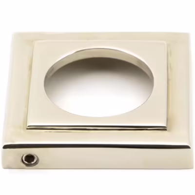 Polished Nickel Brompton Lever on Rose Set (Square) - Image 4